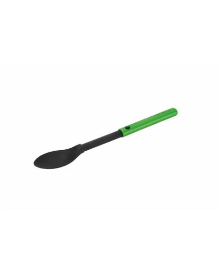 Optimus Löffel – 23,5 cm, Schwarz, Grün, faltbar, spülmaschinenfest