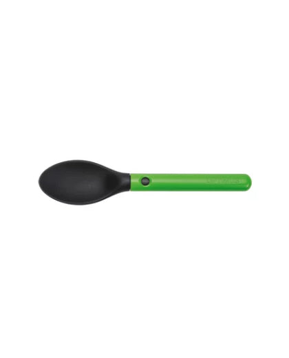 Optimus Löffel – 23,5 cm, Schwarz, Grün, faltbar, spülmaschinenfest