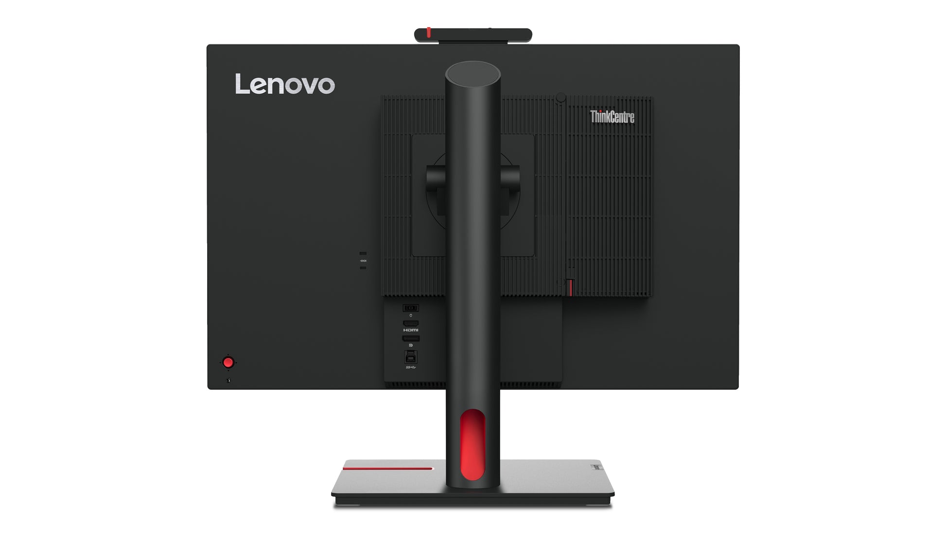 Lenovo Thinkcentre Tiny-In-One 24 – Monitor, 23,8", 60 Hz, 250 cd/m², KVM, Webcam, VESA 100 × 100, Schwarz