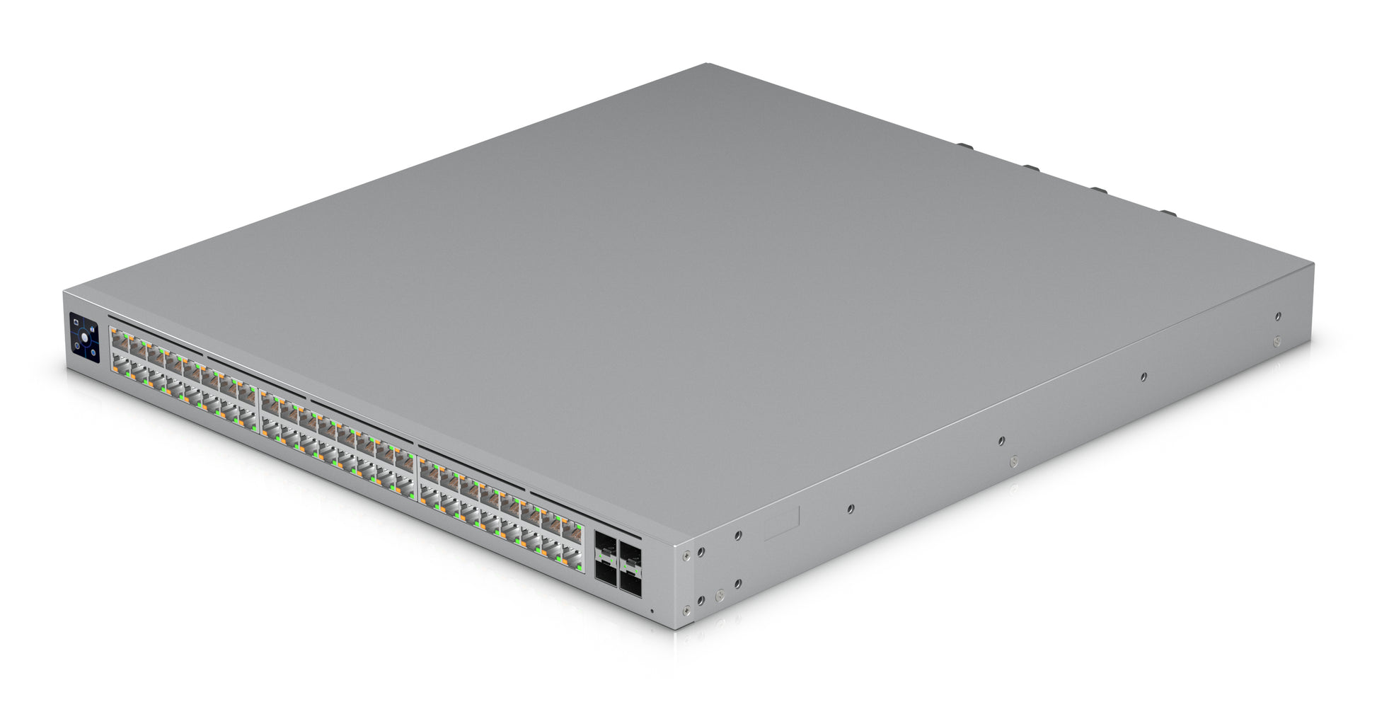 Ubiquiti Managed L2/L3 Switch – 48× RJ‑45 (32× 2,5G, 16× 10G), 4× SFP28, 2× QSFP28, PoE++, 19"