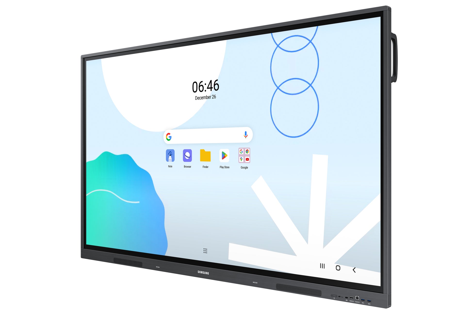 Samsung WA65D – 65" Touch, 3840 × 2160 (4K), IPS, LAN