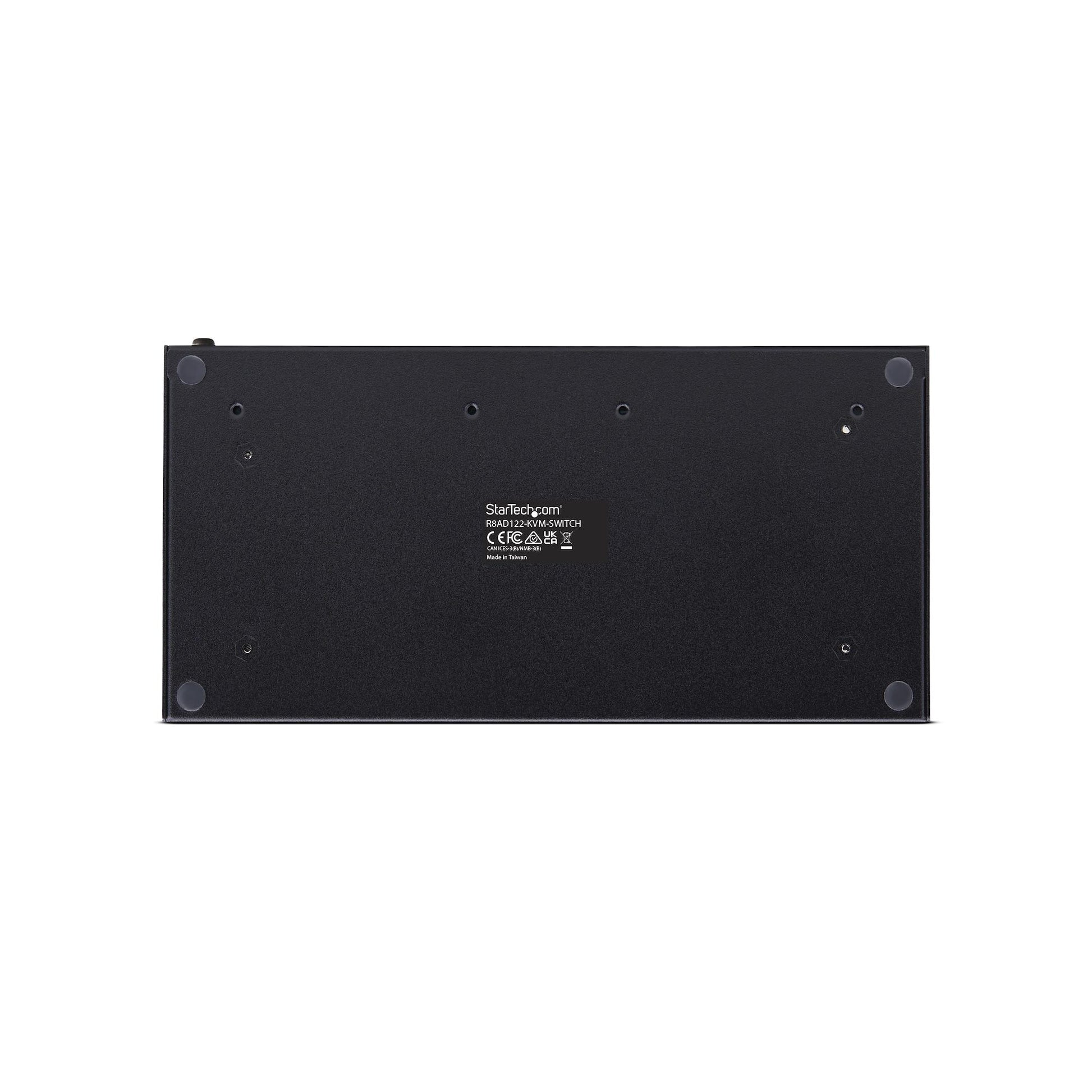 StarTech.com 8-Port DP KVM-Switch – 4K/60 Hz, USB 2.0-Hub, Audio, 1U Rack