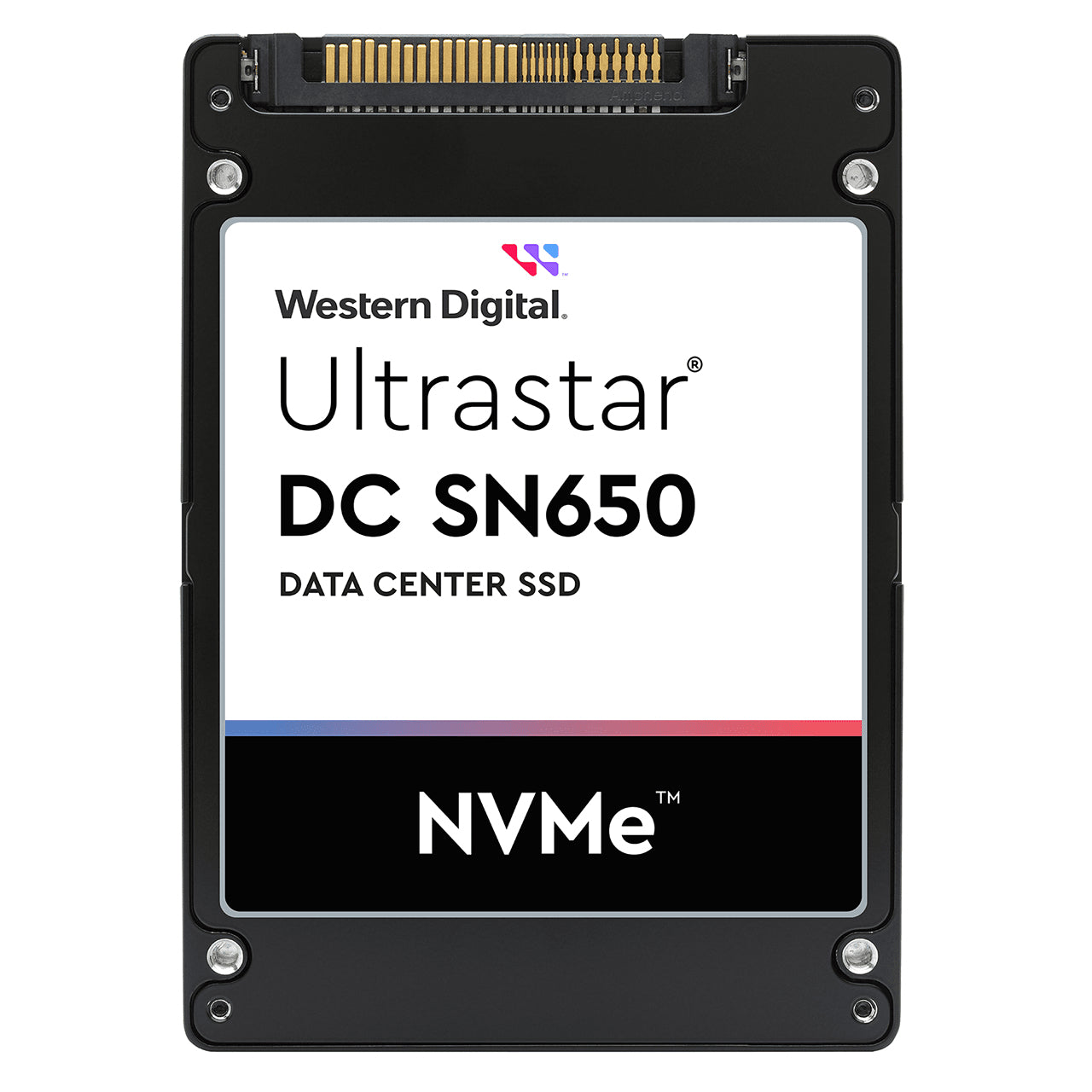 Western Digital Ultrastar SN650 7,68 TB – U.3, PCIe 4.0, NVMe, 6,5 GB/s Lesen, 1,9 GB/s Schreiben