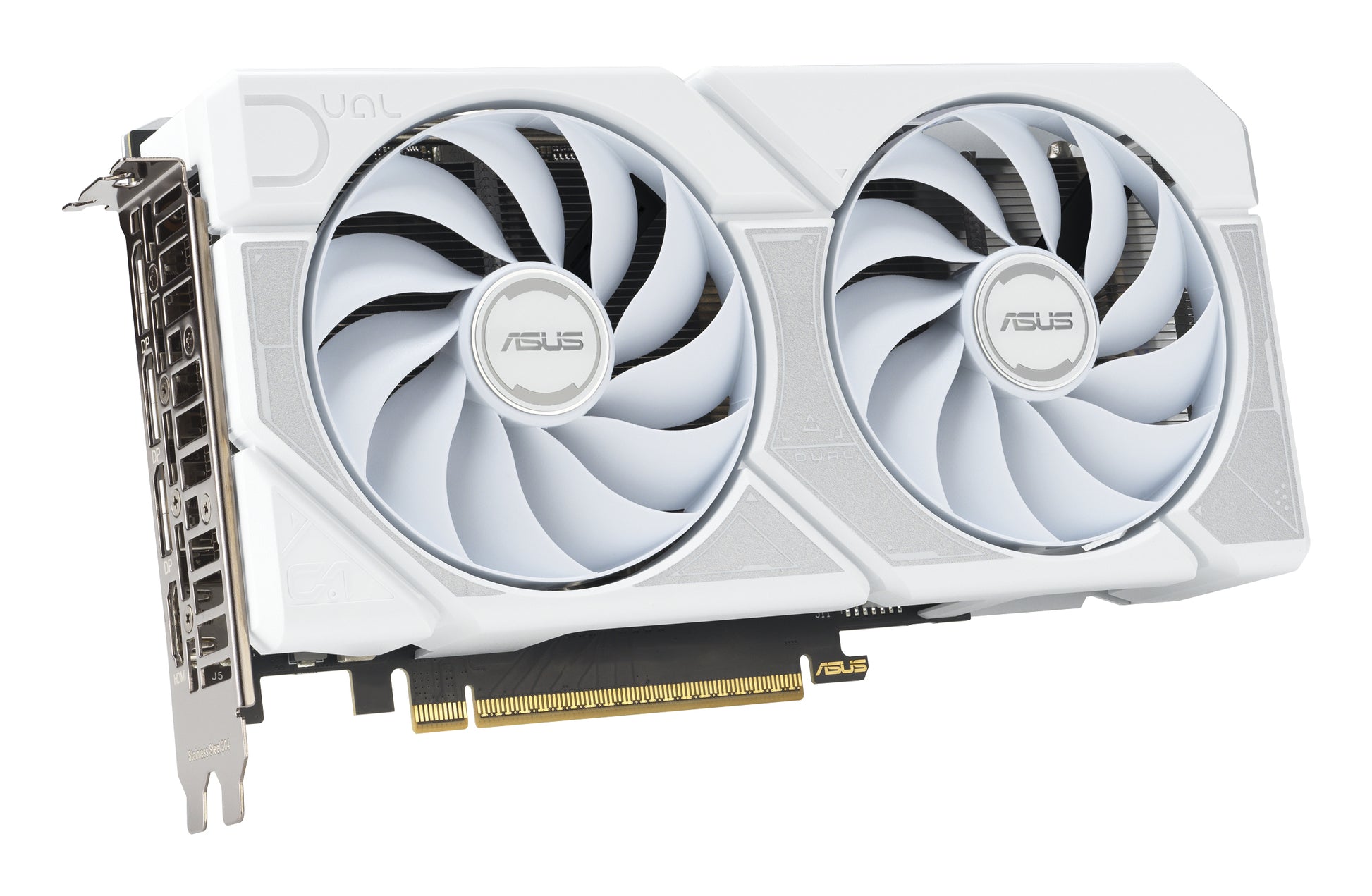 ASUS DUAL-RTX5060TI-O16G-WHITE – Grafikkarte – GeForce RTX 5060 Ti, 16 GB GDDR7, PCIe 5.0, 3×DP/1×HDMI, Weiss