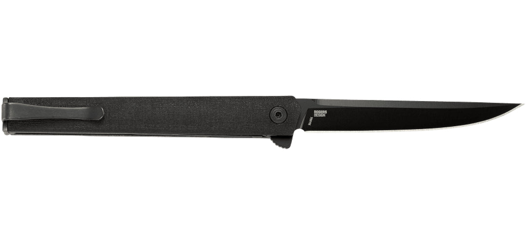 CRKT CEO Flipper – Klappmesser 85 mm, Liner-Lock, Schwarz