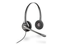 Poly HW261N Supraplus Office-Headset – On-Ear, Stereo, Kabel, mit Tasche, Schwarz