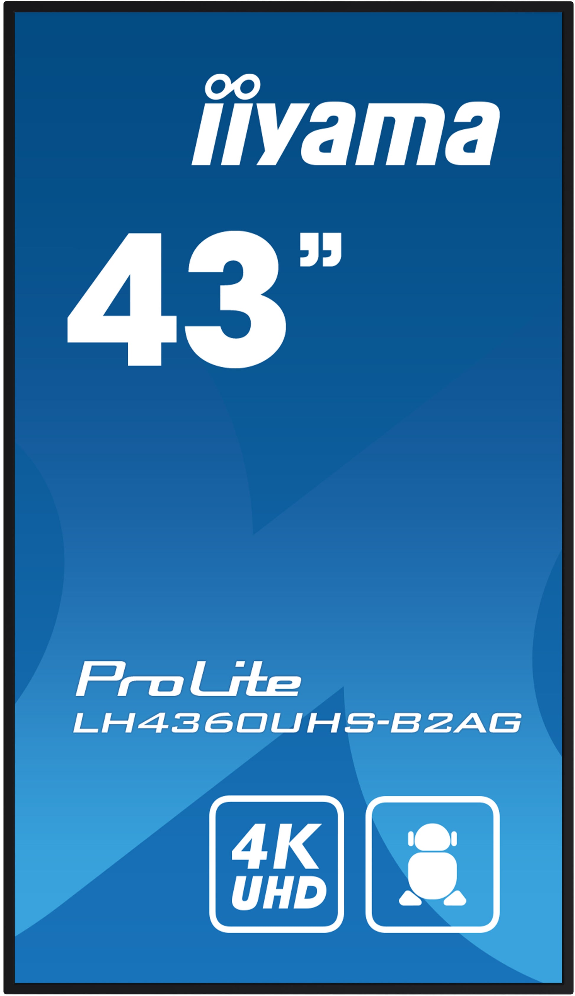 iiyama ProLite – Signage-Display, 42,5", Ultra HD 4K, 500 cd/m², 24/7