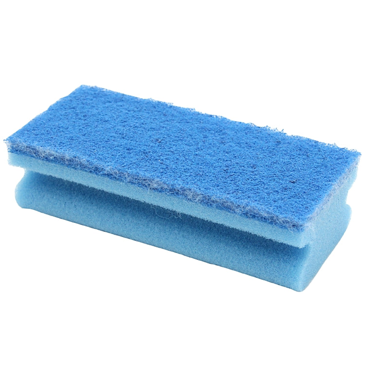 Weitaclean Scheuerschwamm mit Griffleiste – 15 × 7 × 4,3 cm, blau, 10 Stk.
