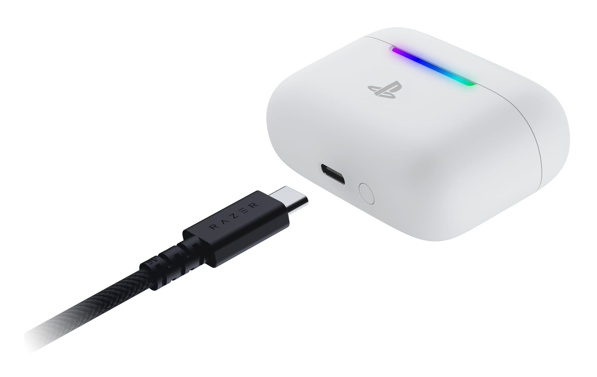 Razer Hammerhead V3 X HyperSpeed TWS In-Ear – Stereo, mit Ladecase, für PlayStation, Weiss, BT 5.3
