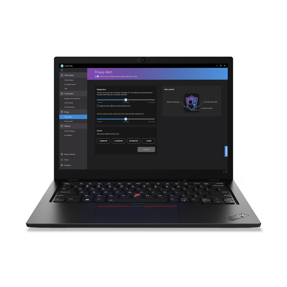 Lenovo ThinkPad L13 Gen 5 – 13,3" WUXGA, Core Ultra 5 135U, 16 GB, 256 GB SSD, Win 11 Pro