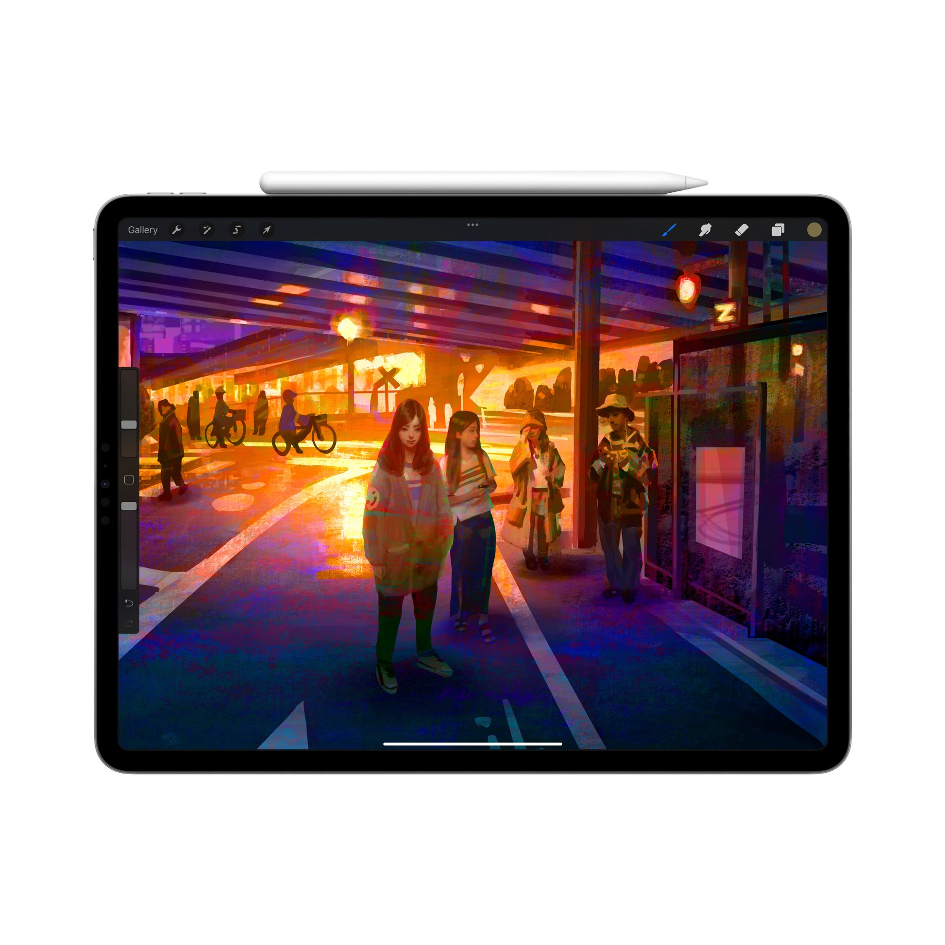 Apple Pencil Eingabestift für iPad Pro 12,9" (3.–6. Gen.), iPad Pro 11" (1.–4. Gen.) – Weiss