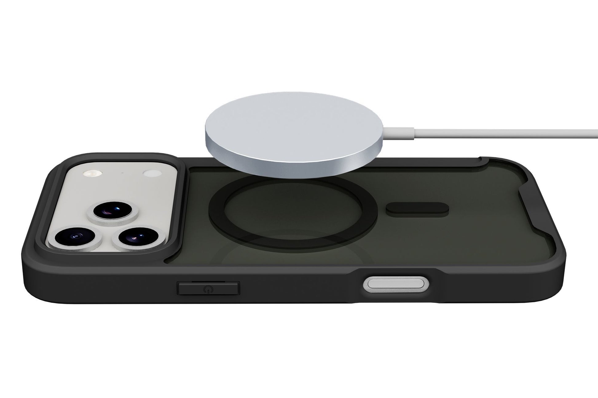 Cellularline Booklet-Hülle – für Apple iPhone 17 Pro – schwarz – MagSafe-kompatibel, mit Kartenfach