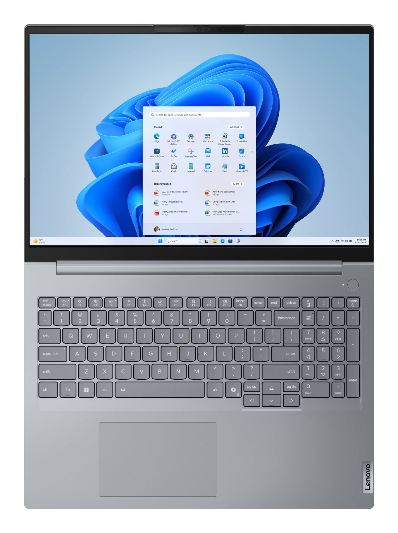 Lenovo ThinkBook 16 G8 – 16" WUXGA, Core Ultra 5 225U, 32 GB, 1 TB SSD, Win 11 Pro