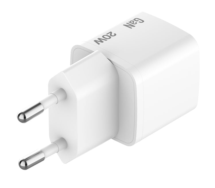Verbatim 32395 USB-Ladegerät 20 W – USB-C×1 – PD 3.0, GaN – EU-Stecker (Typ C)
