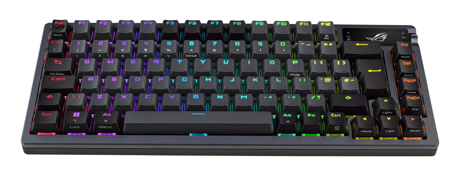 ASUS ROG Azoth – Gaming-Tastatur 75% – Mechanisch, RGB – Bluetooth & 2,4 GHz USB-A – AZERTY (FR)