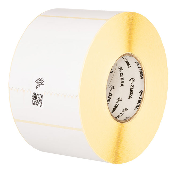 Zebra Etikettenrolle Z-Select 2000D, 102 mm × 102 mm, Thermopapier, 4 Rollen