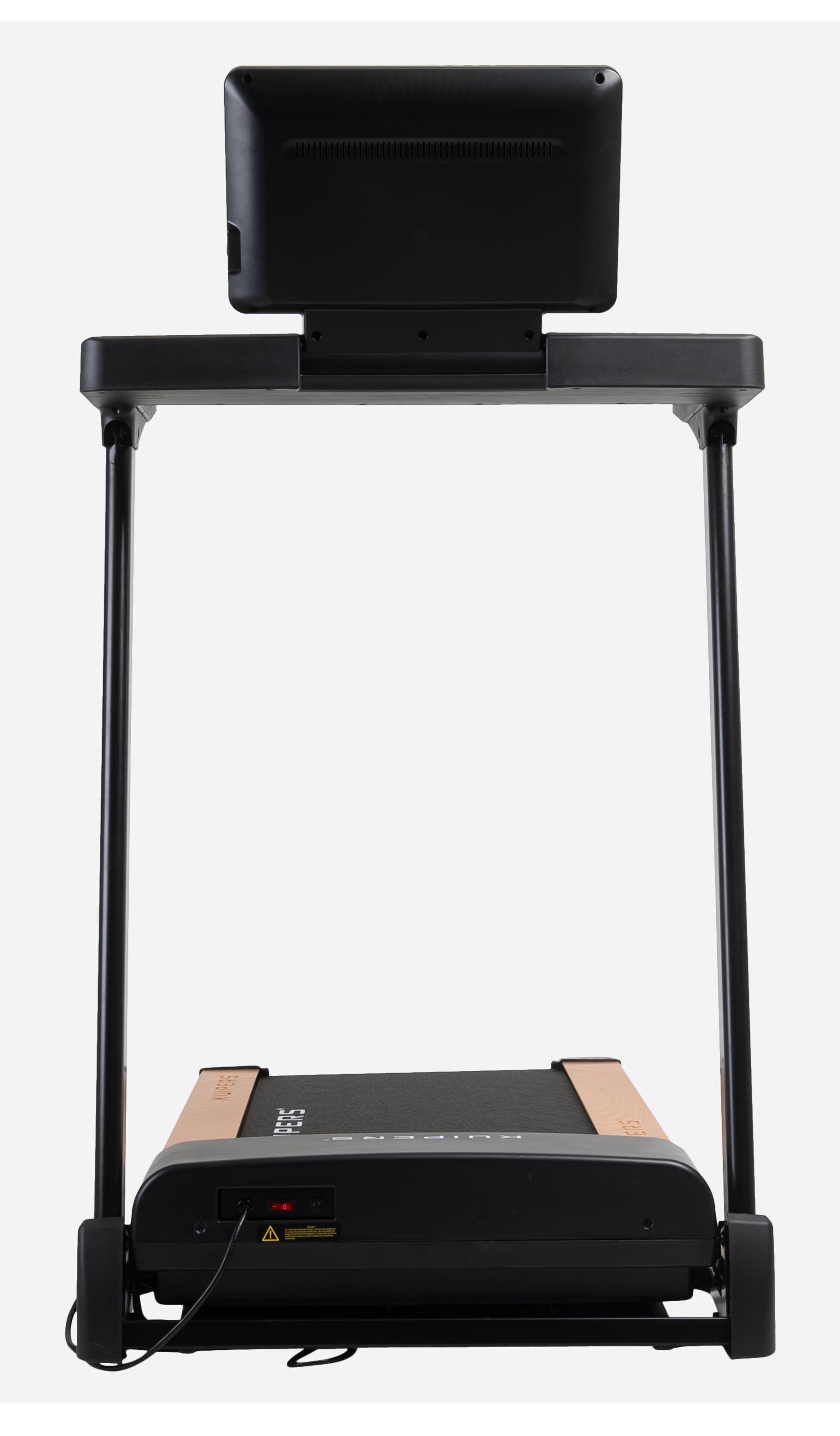 Kuipers Laufband R1, 14 km/h, 150 kg – Schwarz, Stahl/Holz