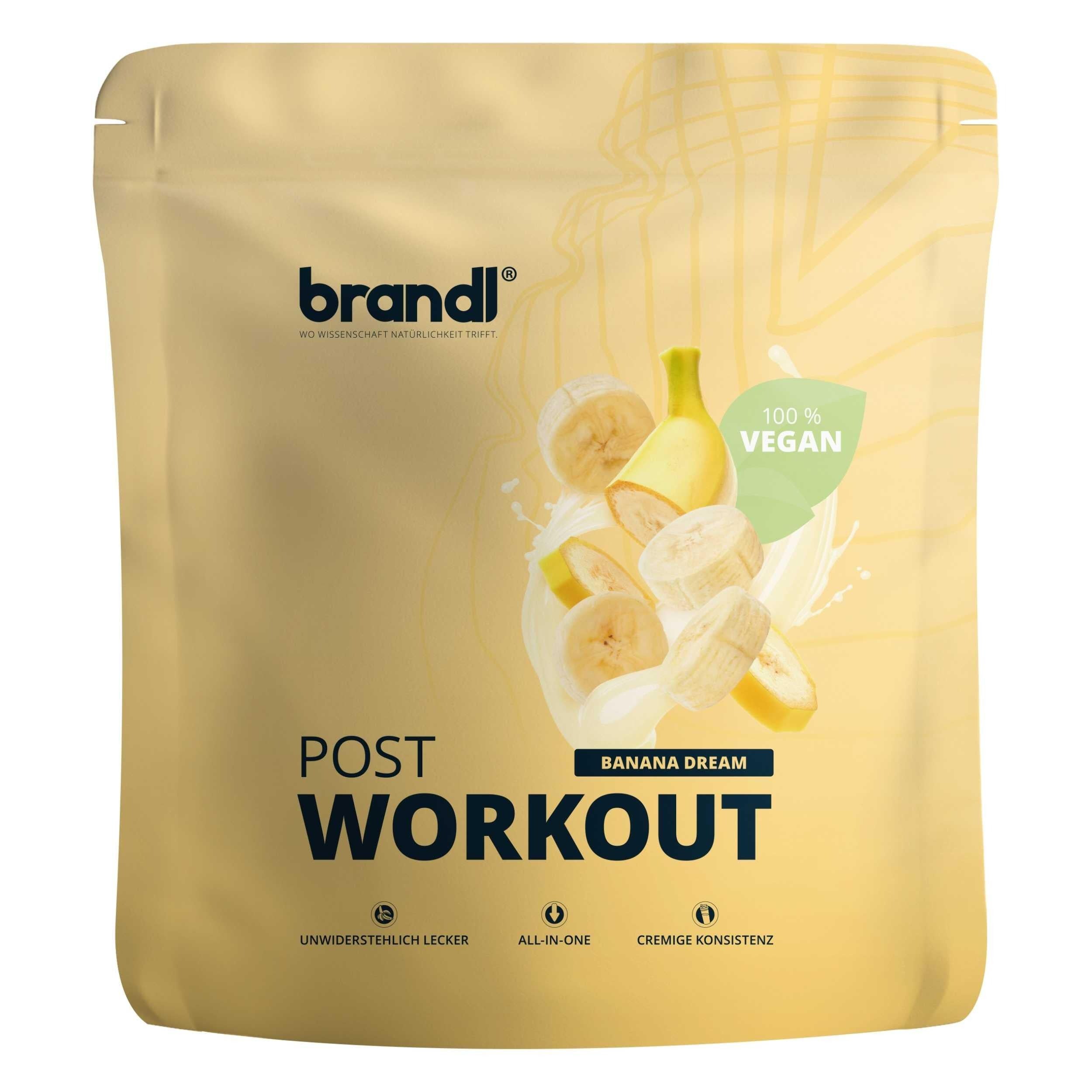 Brandl Nutrition Whey Protein Post Workout 2.0 Banane – glutenfrei – 1 kg