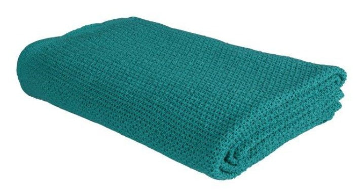 Eskimo Summer Dream Wohndecke – Baumwolle, Türkis – 150 × 210 cm – OEKO-TEX Standard 100