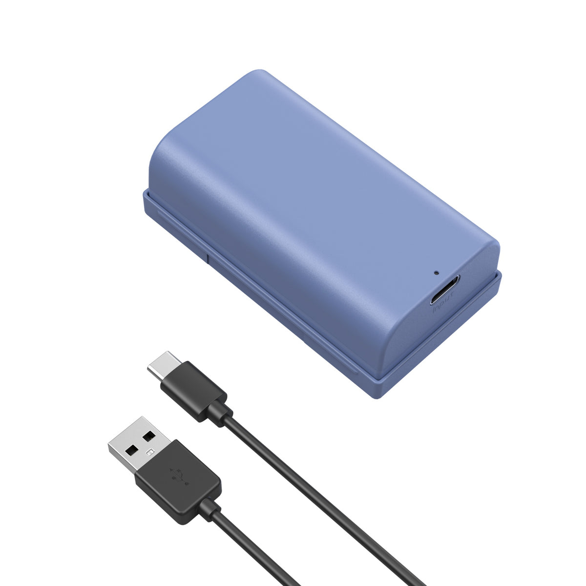 SmallRig NP-F550 Akku – 3500 mAh, 7,27 V, 25,4 Wh – für Kamera, LED-Videoleuchte, Monitor u. a. – Blau