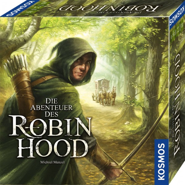 Kosmos Die Abenteuer des Robin Hood – Brettspiel, 2–4 Spieler, ab 10 Jahren, 60 Min., DE