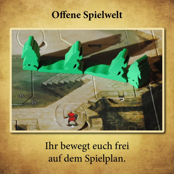 Kosmos Die Abenteuer des Robin Hood – Brettspiel, 2–4 Spieler, ab 10 Jahren, 60 Min., DE