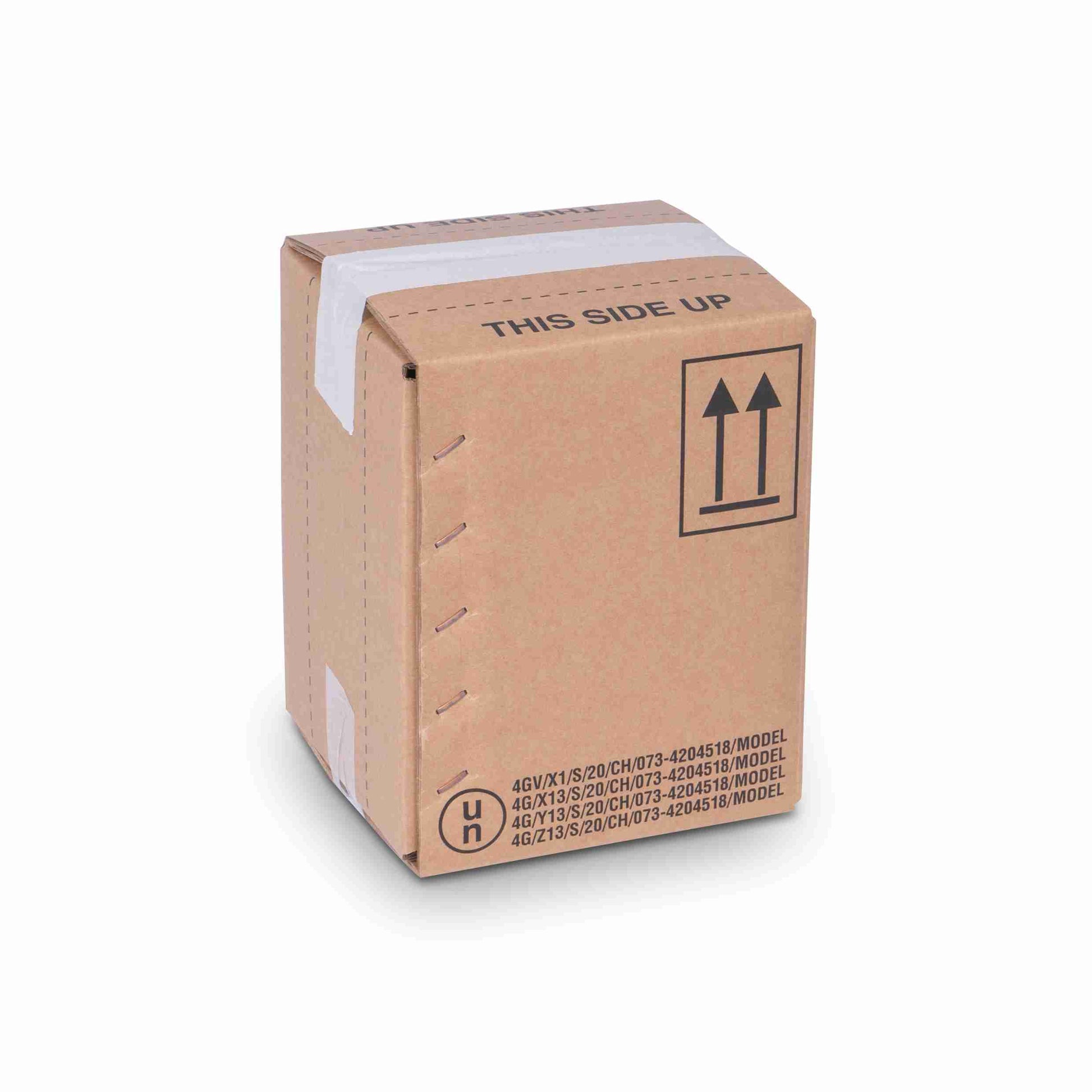 Model Versandverpackung – 175 × 155 × 213 mm, braun, selbstklebend – 1 Palette (720 Stk.)