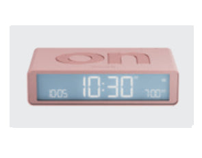 LEXON Digitalwecker – Snooze, USB, 10,4 × 2,6 × 6,5 cm, Rosa