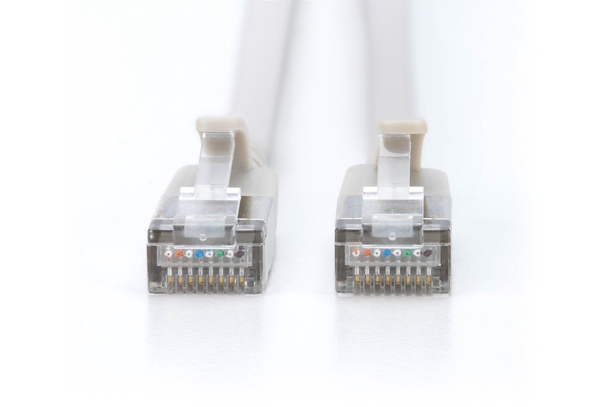 Digitus CAT 6A Patchkabel – 2 m, Grau, schlank, F-FTP, LSZH