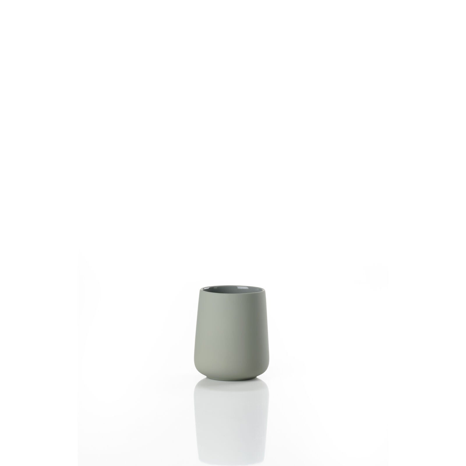 Zone Denmark Zahnbürstenhalter Nova One – Ø8×10 cm, Steingut, Grün