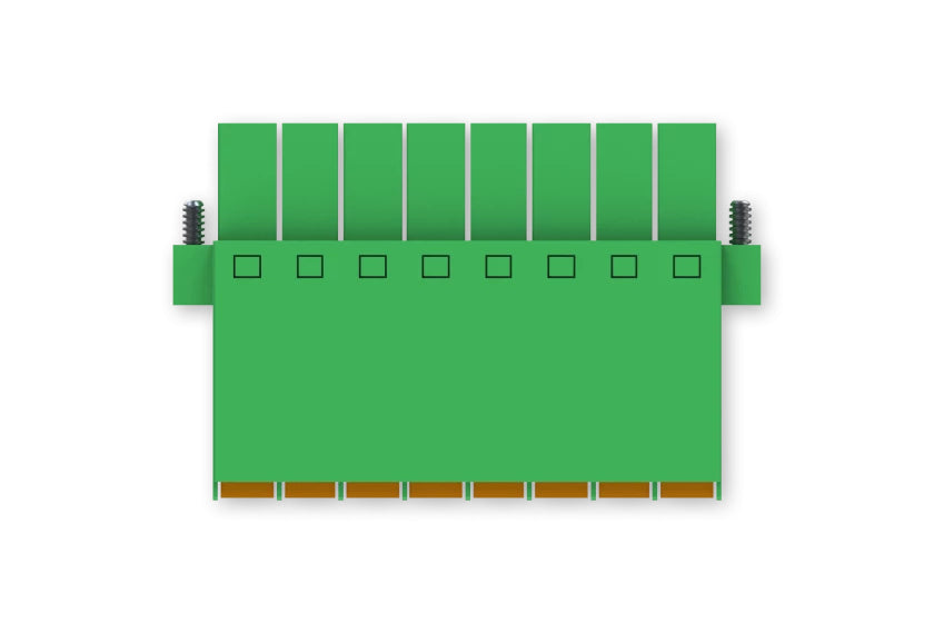 Teltonika PR4IO17K I/O-Stecker – 2×8-polig, 3,5 mm Raster, 8 A, 300 V, Grün, UL94 V-0