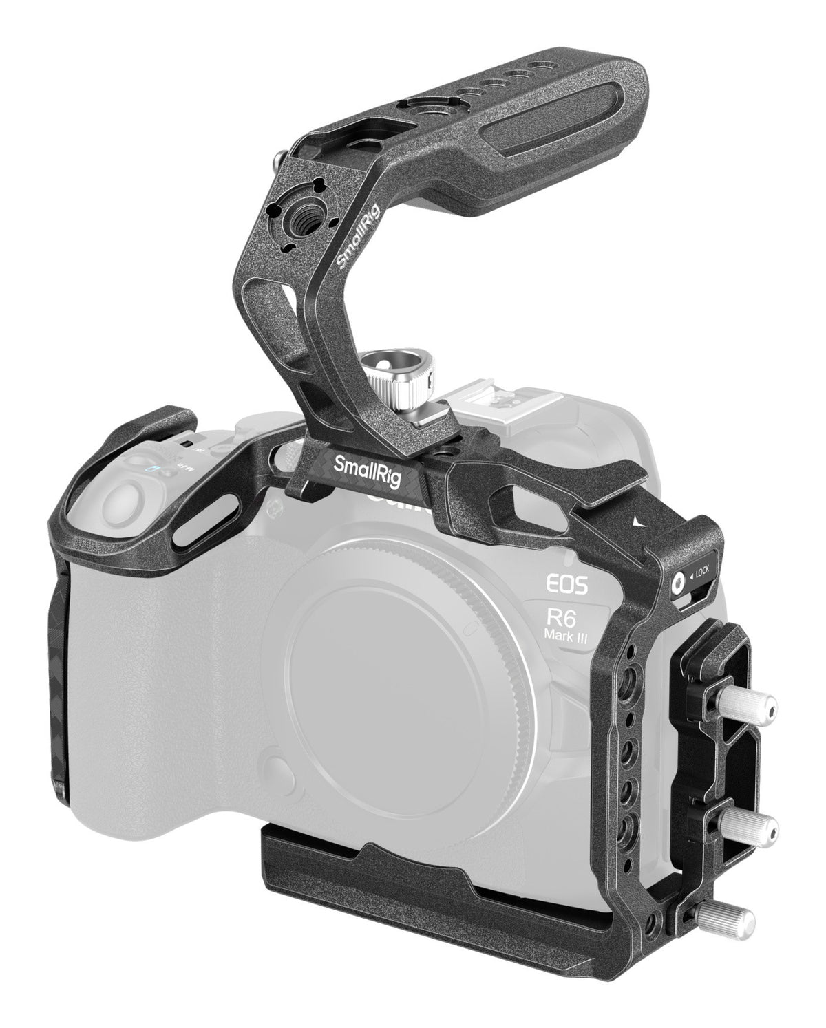 SmallRig Black Mamba 5960 Cage – Aluminium – 174 × 182,5 × 129 mm – für Canon EOS R6 Mark III, R6 Mark II