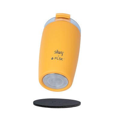 Silwy Magnet-Thermobecher Sunrise – 350 ml, Gelb