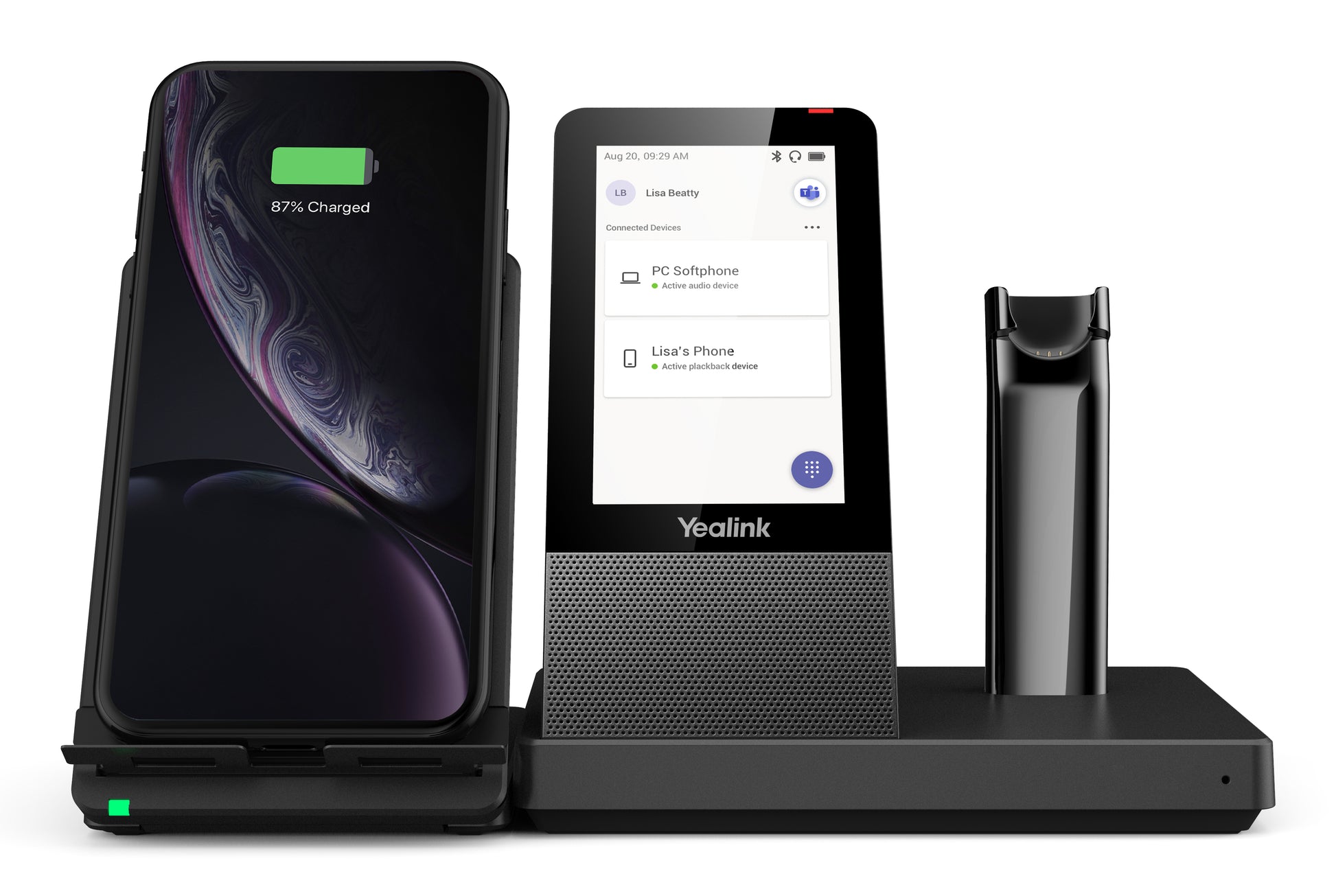 Yealink WH67 – Mono Headset – DECT, Teams-kompatibel