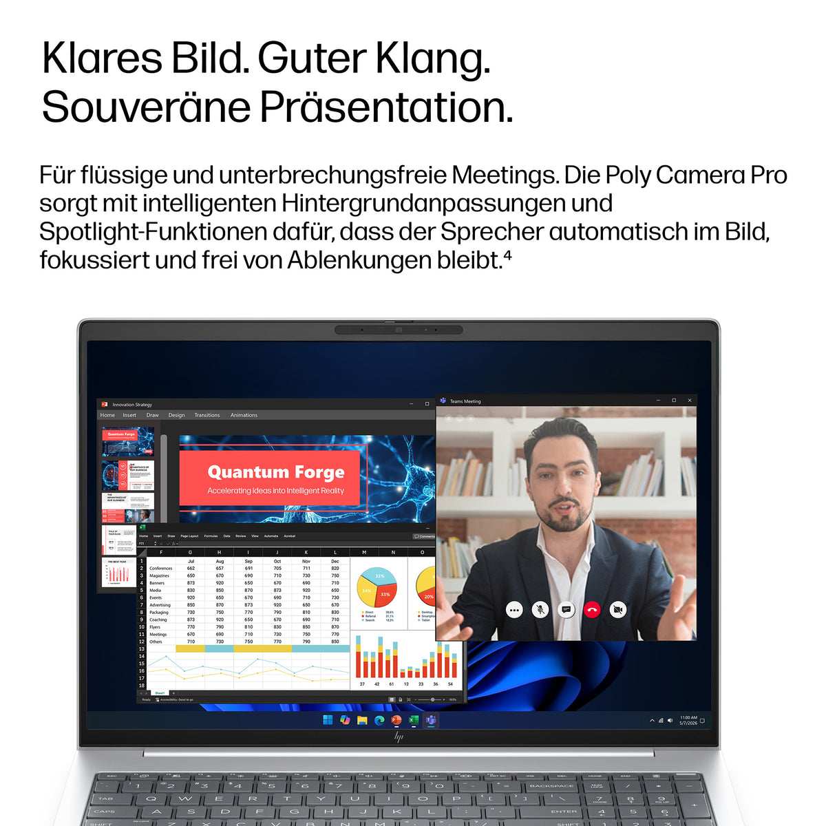 HP Elitebook 8 G2I 16 Next Gen – 16" WUXGA, Core Ultra 5 325, 16 GB, 512 GB SSD, Win 11 Pro