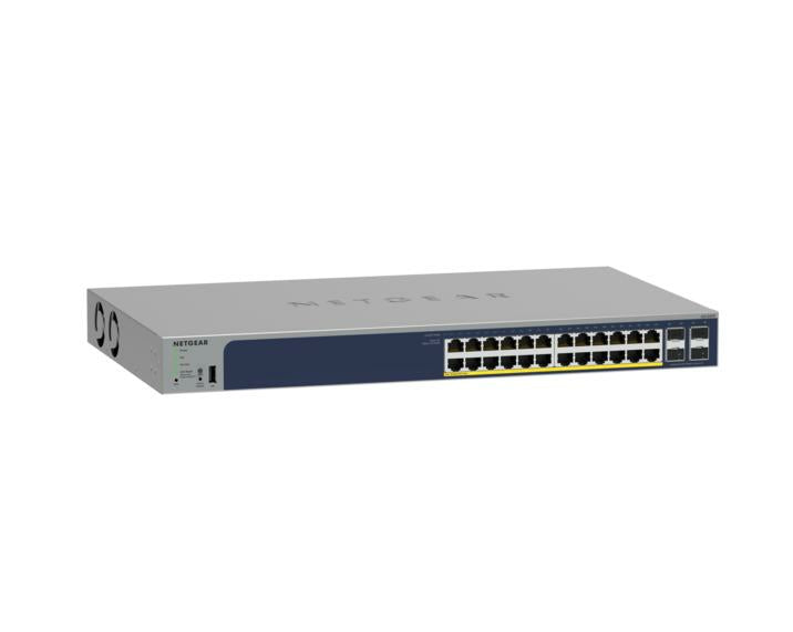 NETGEAR GS752TPP – Managed Switch – 48×GbE, 4×SFP, L2/L3, PoE+, 19" Rack