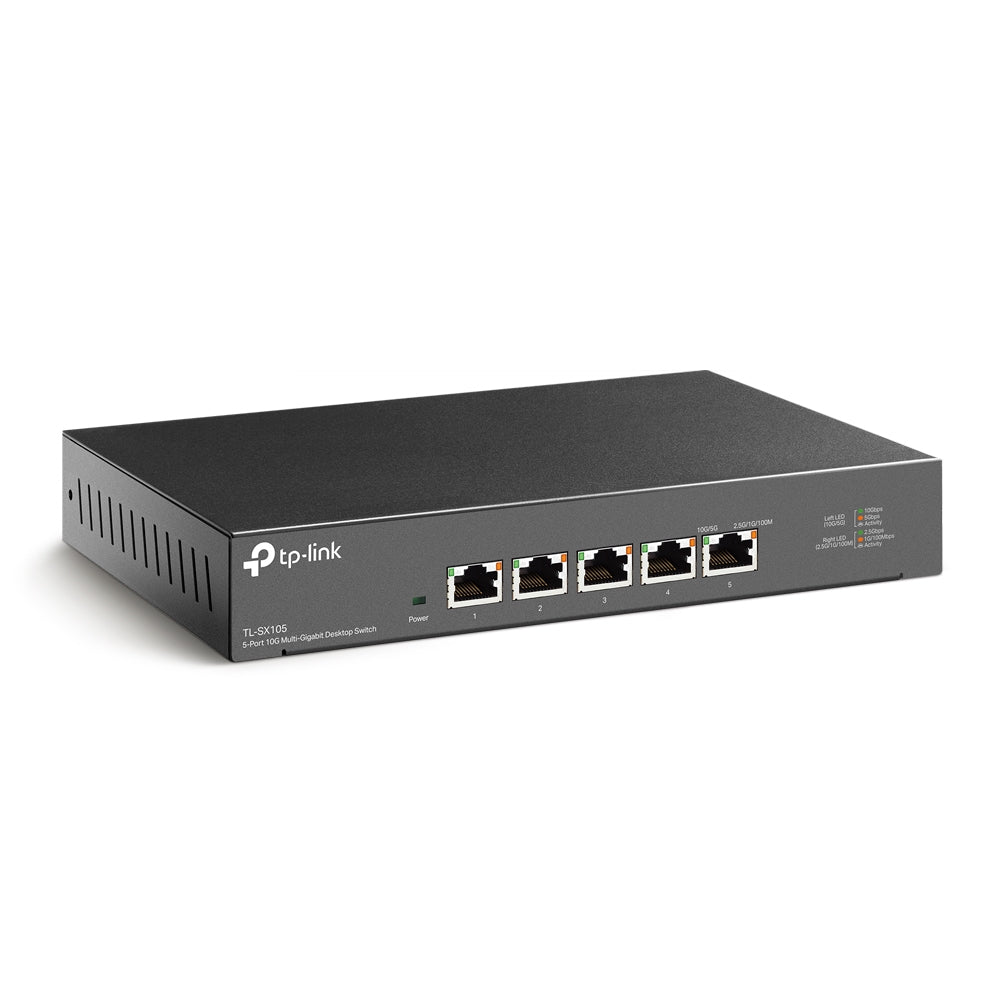 TP-Link TL-SX105 – Unmanaged Switch – 5× 10G, Desktop