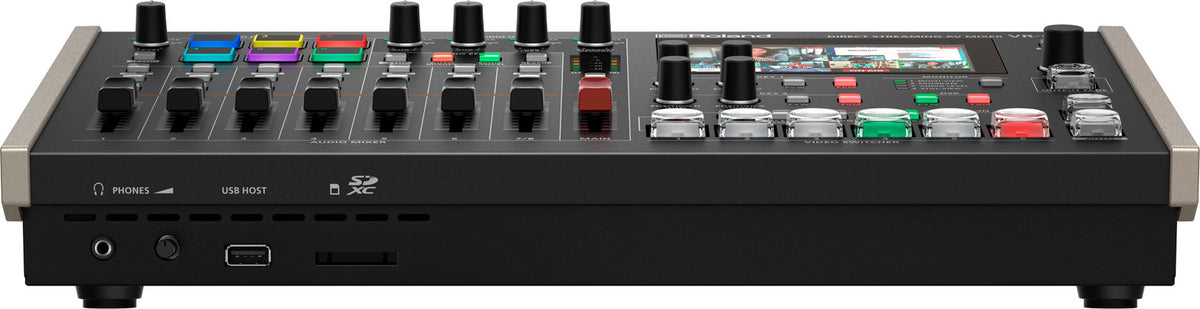 Roland VR-6HD – USB-Mischpult (28-Kanal), 24-bit/48 kHz, Schwarz