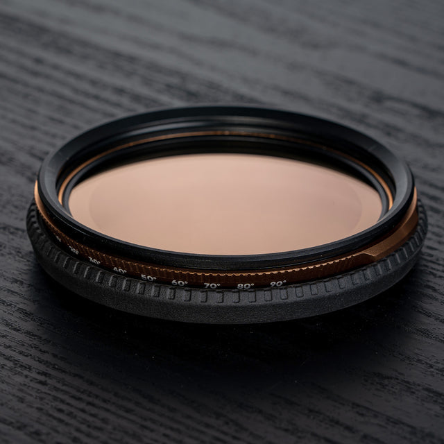 PolarPro Stage 2 CP Polarisationsfilter – 82 mm – für Objektive mit 82 mm Filtergewinde – Bronze/Grau