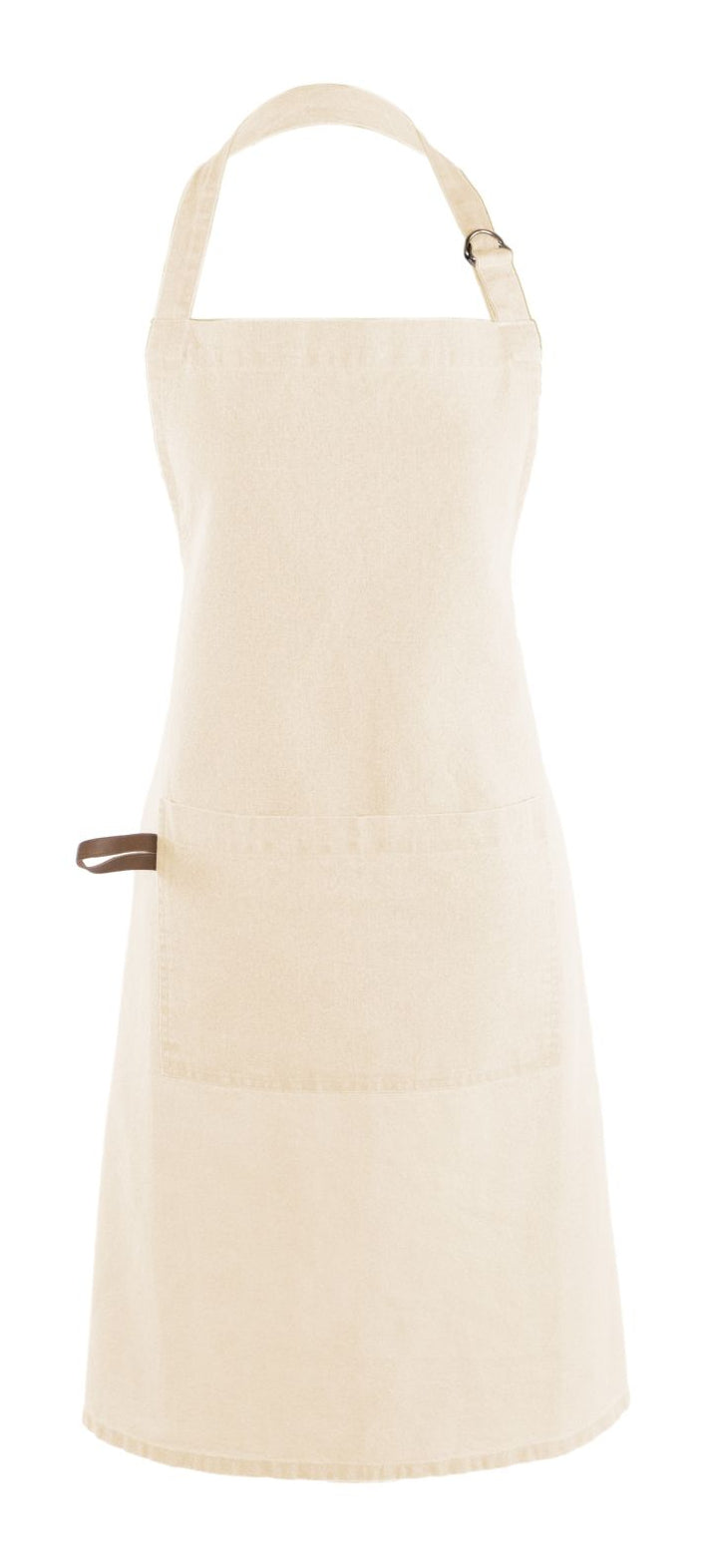 Tiseco Kochschürze Myrna – waschbar bei 30 °C – 100% Bio-Baumwolle – beige