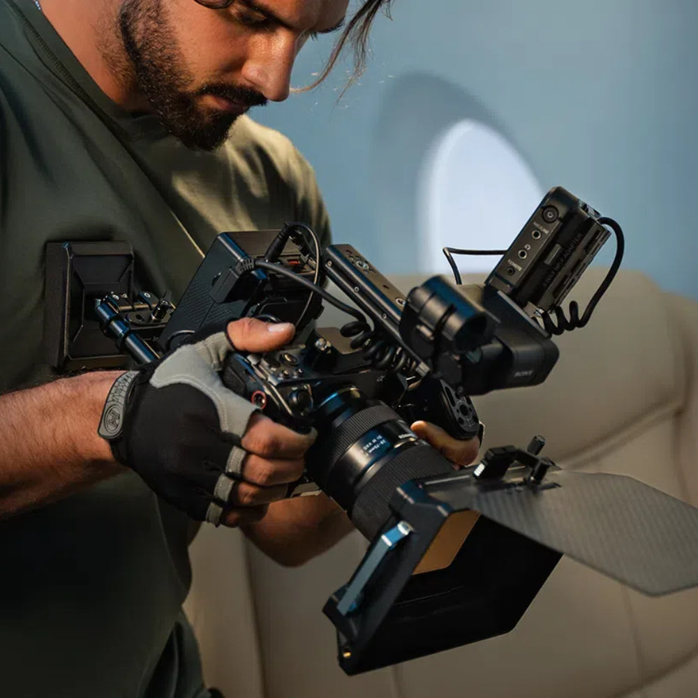 SmallRig 4063B V-Mount-Akkuplatte – für Sony Alpha 7R V, Canon EOS R5, Panasonic LUMIX S1H und andere – Schwarz