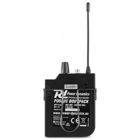 Power Dynamics PD632BP – Taschensender-Set – 3,5 mm Klinke, Kabellos, Omnidirektional – für PD632 Serie