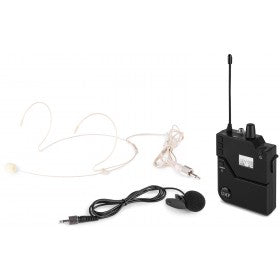 Power Dynamics PD632BP – Taschensender-Set – 3,5 mm Klinke, Kabellos, Omnidirektional – für PD632 Serie