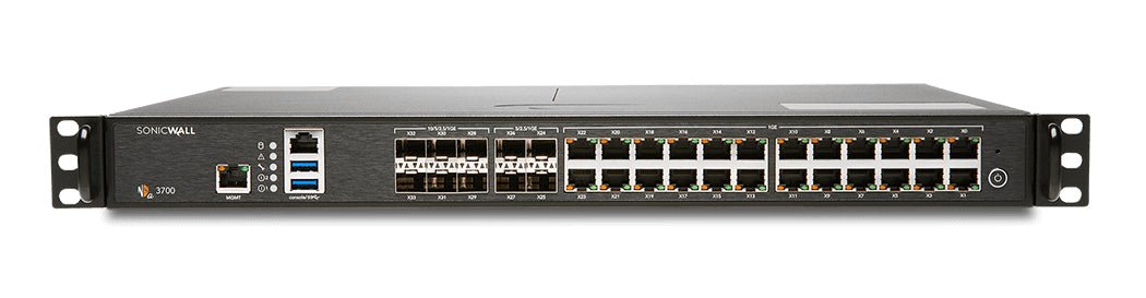 DELL SonicWall 02-SSC-7368 – VPN-Router – 24×GbE, 3×SFP+, 1U