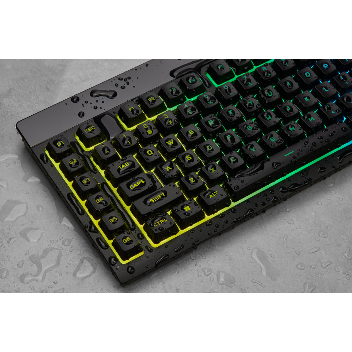 Corsair K55 RGB PRO – Gaming-Tastatur – kabelgebunden – USB – QWERTZ (DE) – RGB – mit Handballenauflage