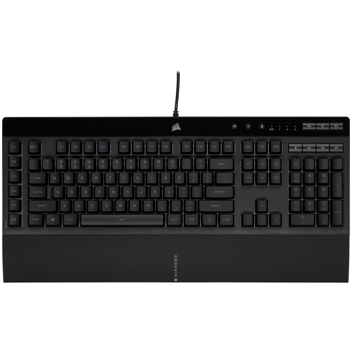 Corsair K55 RGB PRO – Gaming-Tastatur – kabelgebunden – USB – QWERTZ (DE) – RGB – mit Handballenauflage