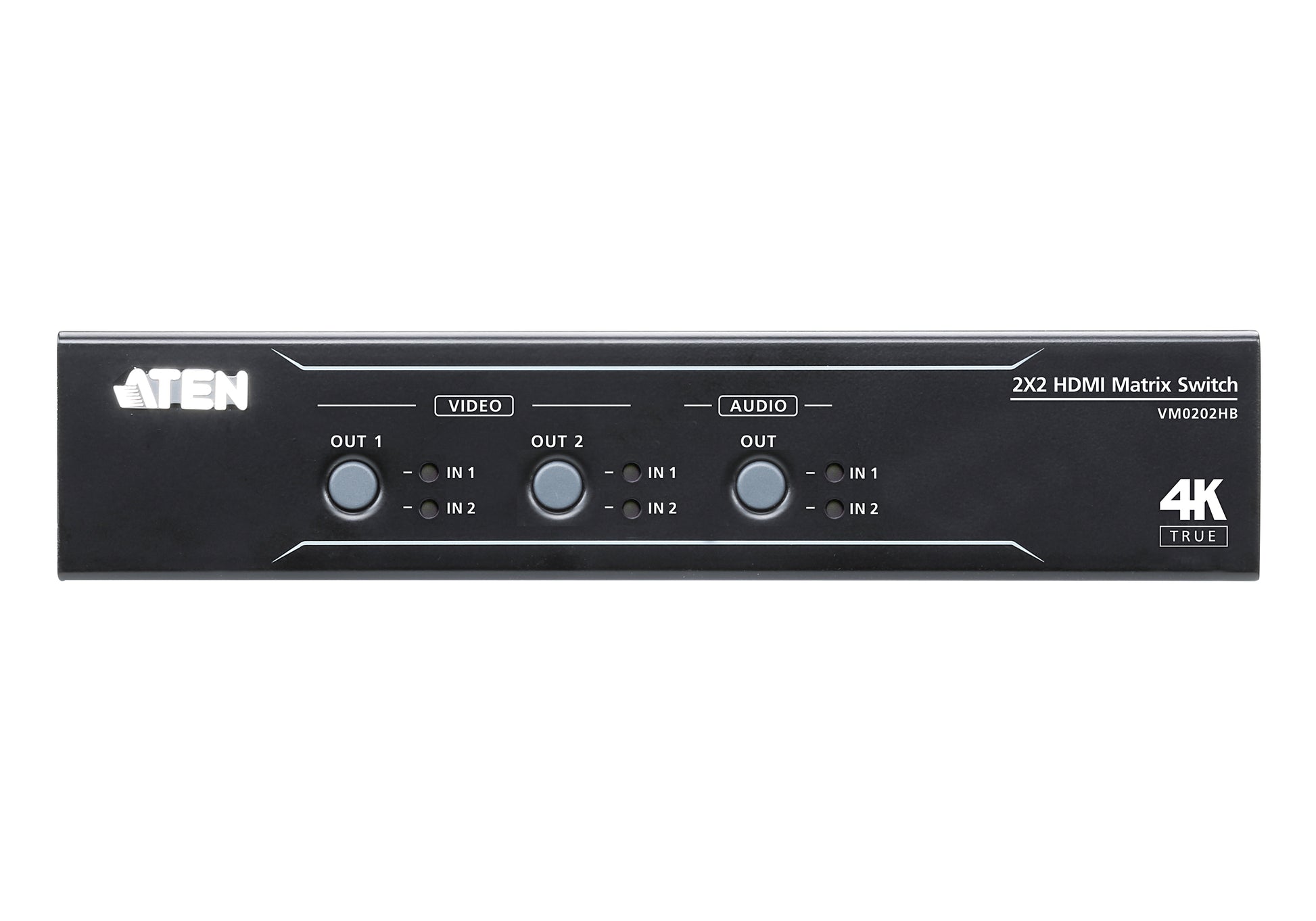 ATEN VM0202HB-AT-G – HDMI Matrix-Umschalter 2×2, 4K UHD, 18 Gbit/s