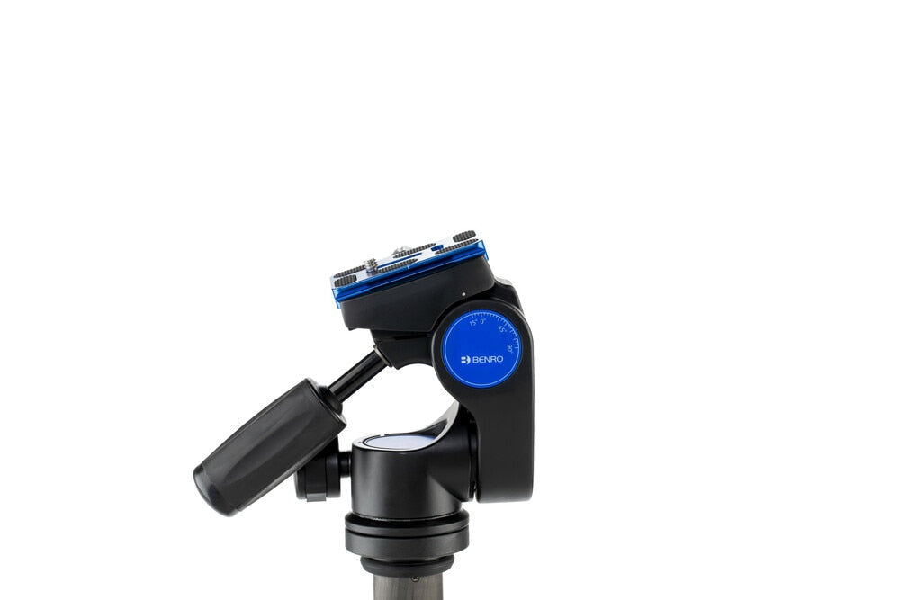 Benro HD2A 3-Wege-Stativkopf – 8 kg Traglast, 1/4" Gewinde, 360° – Schwarz