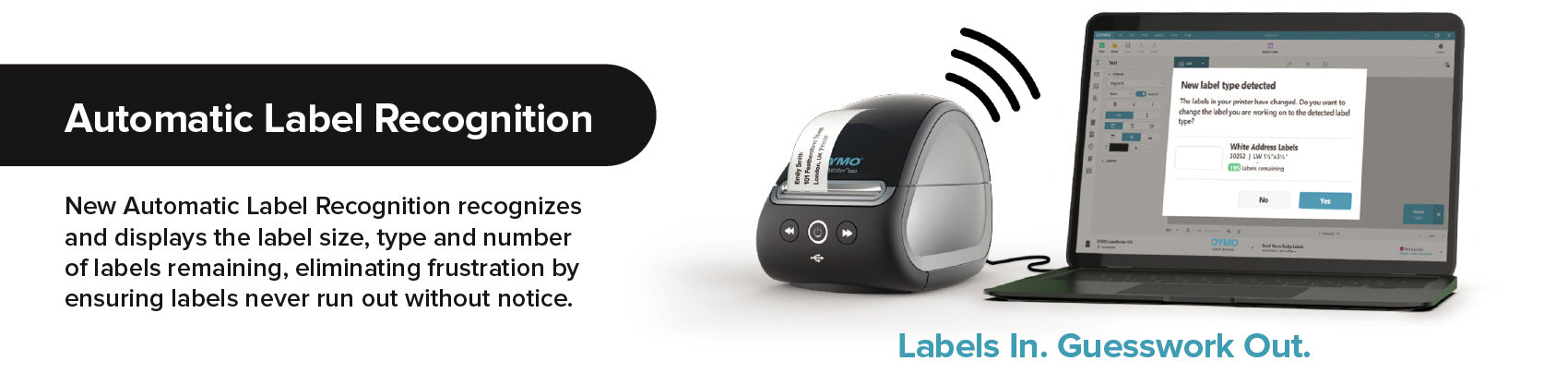 DYMO LabelWriter 5XL – Etikettendrucker, Thermodirekt, bis 106 mm, USB, 300 dpi