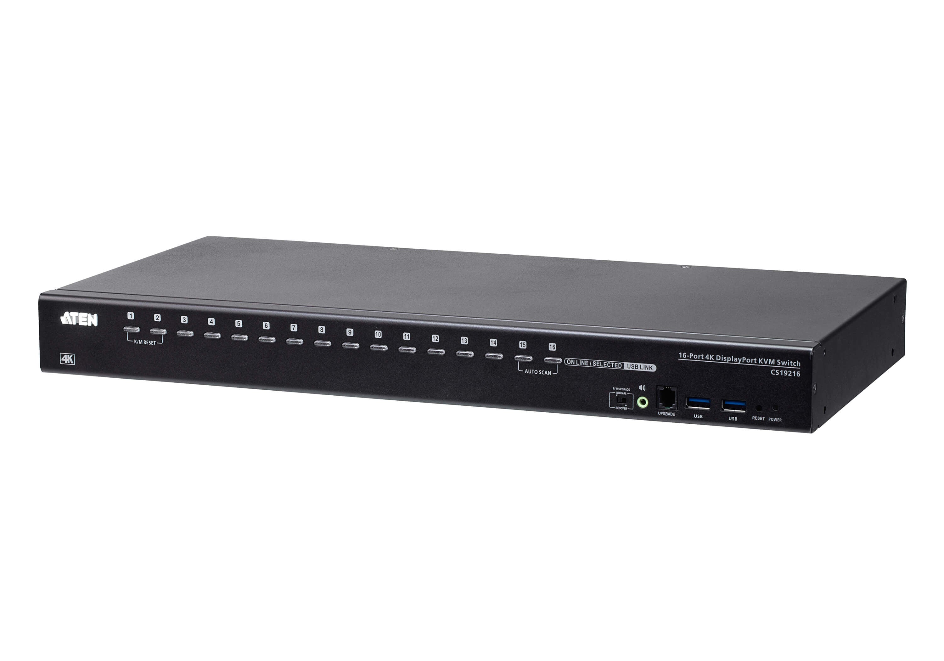 ATEN KVM-Switch, DisplayPort/USB 3.2 Gen 1, 4K (4096 × 2160)